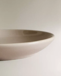 ZARA HOME КЕРАМИЧЕСКАЯ ТАРЕЛКА ДЛЯ ХЛЕБА, СЕРЫЙ