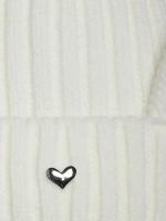 Шапка зимняя с помпоном и ушками для девочки