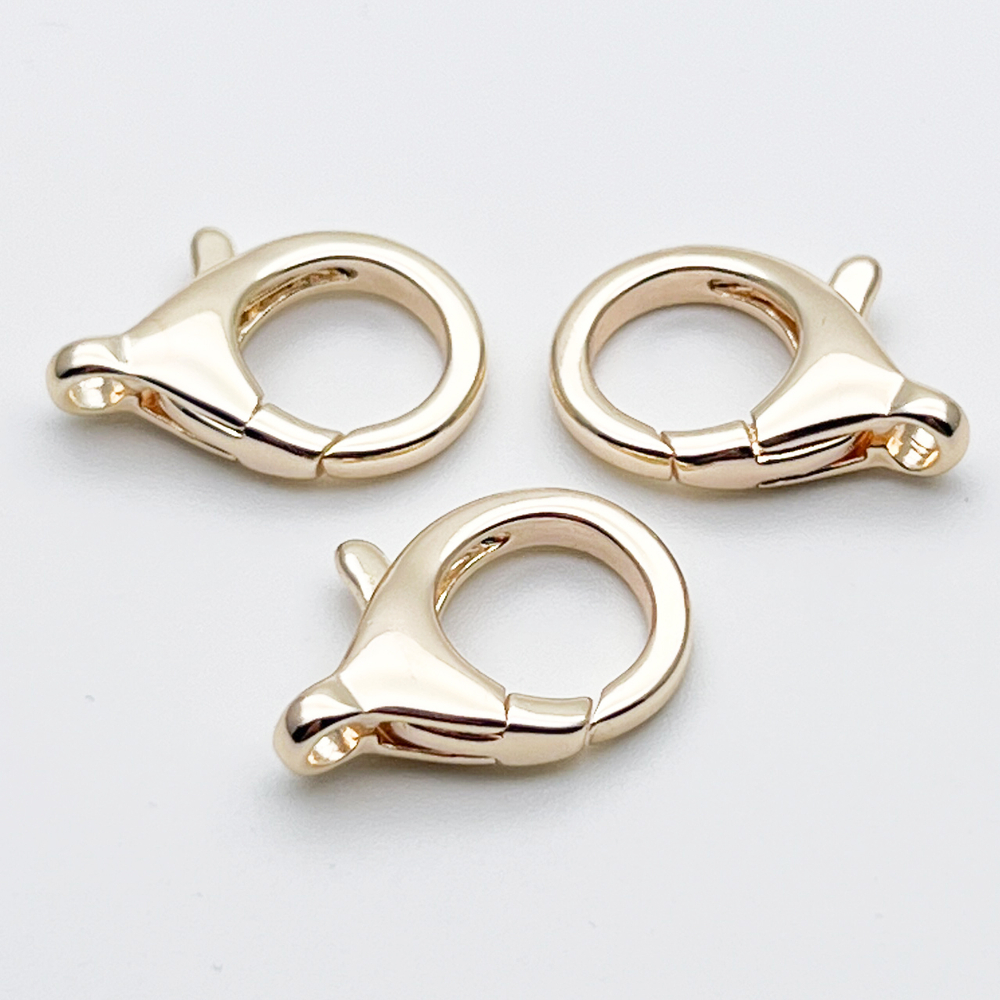 Замок-карабин, цвет золото, размер 20 мм, цена за 1 шт