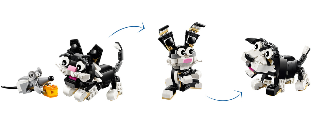 LEGO Creator: Пушистые зверюшки 31021 — Furry Creatures — Лего Креатор Творец Создатель