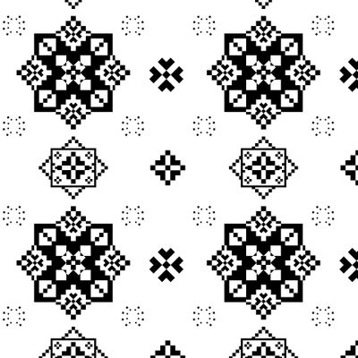 Геометрические цветы 2