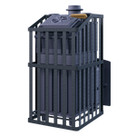 Чугунная печь для бани Гроза 24 (М) Ураган