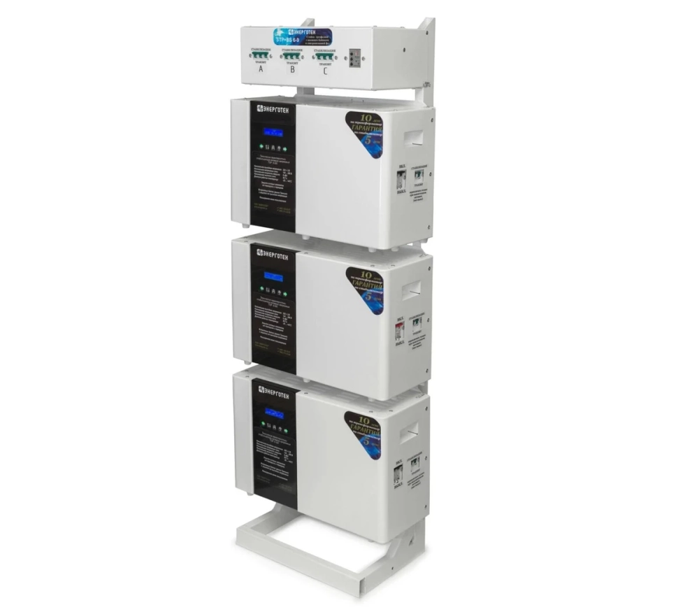 Трехфазный стабилизатор Энерготех PRIME 18000 (6000х3)