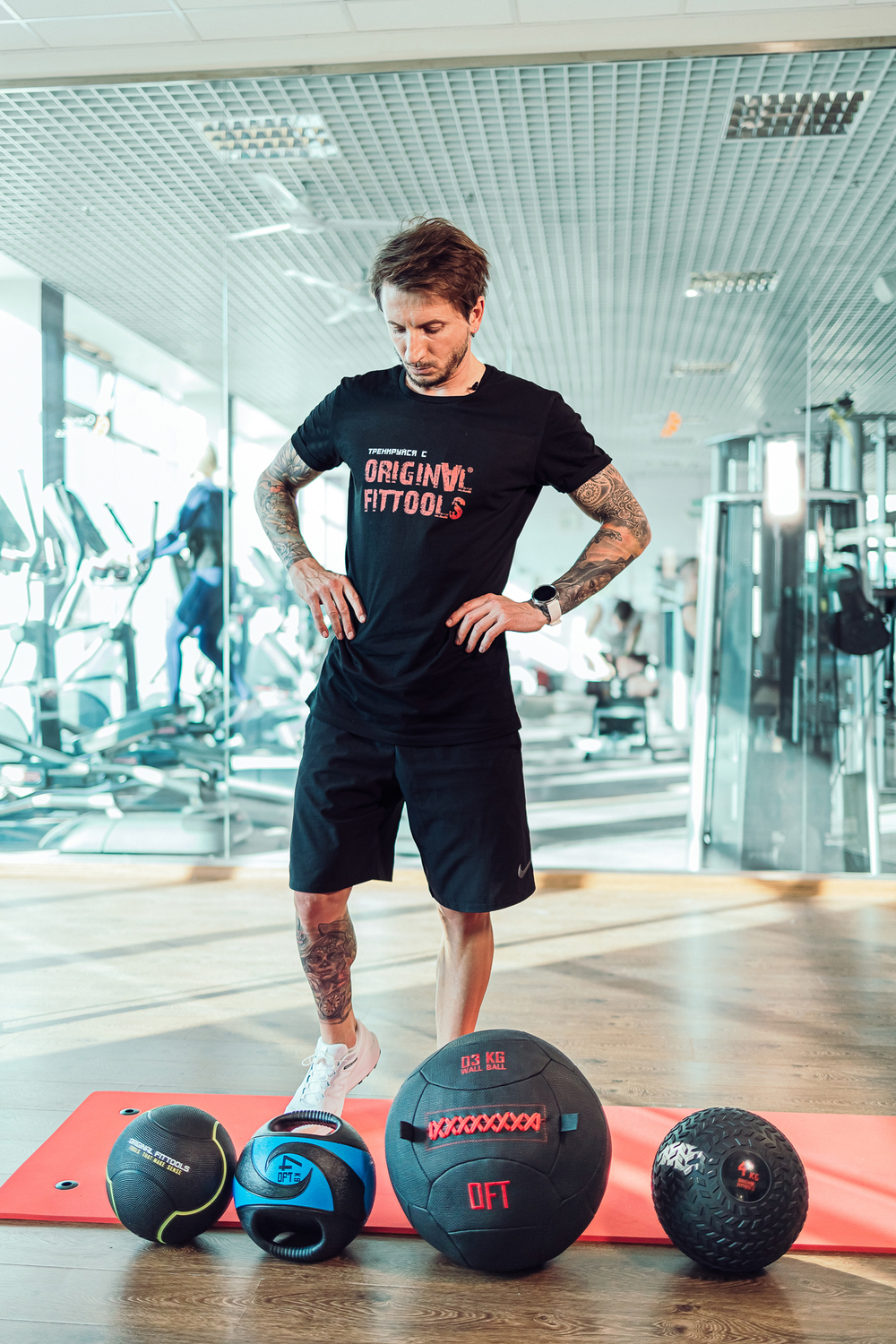 Тренировочный мяч Wall Ball Deluxe 6 кг