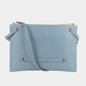 Сумка Julie из кожи теленка, голубого цвета