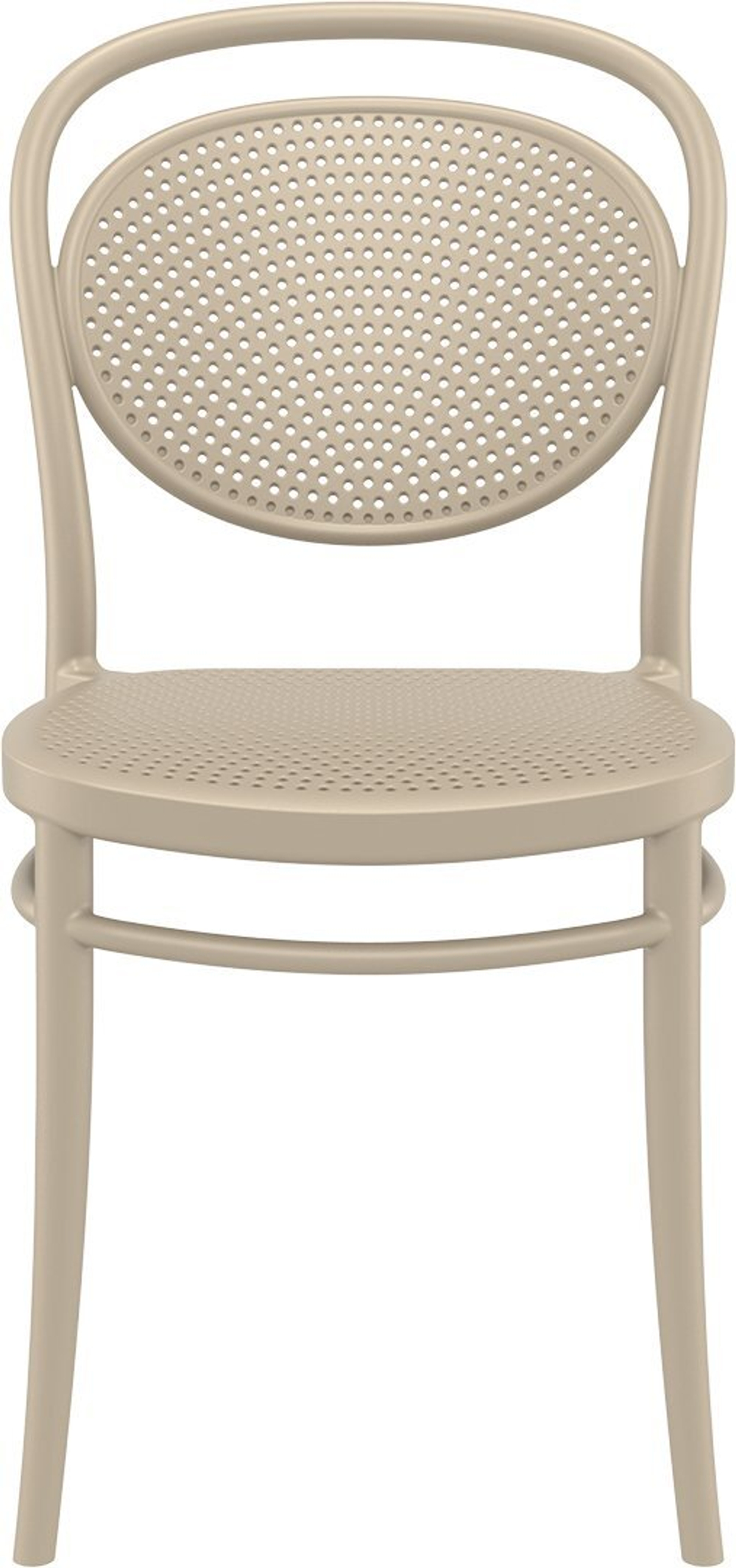 Стул пластиковый Siesta Contract Marcel, бежевый