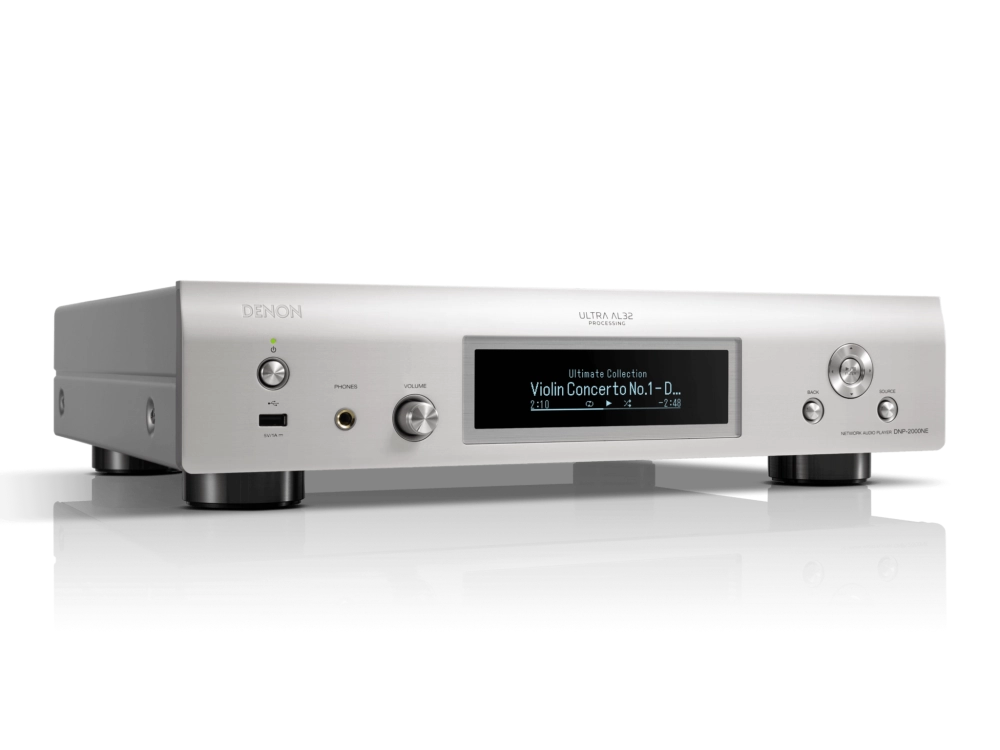 Сетевой аудиоплеер (проигрыватель) Denon DNP-2000NE, Silver (серебристый)