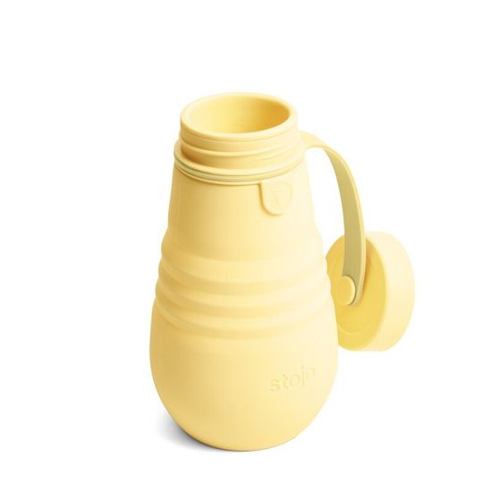 Бутылка складная силиконовая Stojo Junior Bottle Mimosa, 14 oz / 400 мл