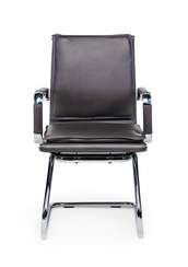 Кресло офисное Норден / Харман CF / черная экокожа / хром