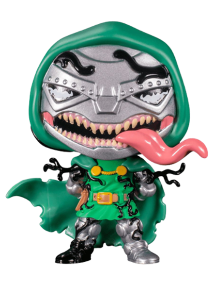 Фигурка Funko POP! Bobble Marvel Venom Dr. Doom (светится в темноте) Chase (Exc)