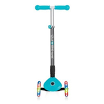 Самокат Globber Primo Foldable Lights бирюзовый