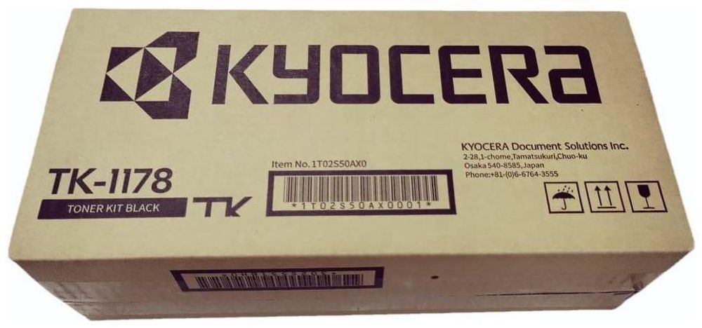 Kyocera-Mita TK-1178 Тонер-картридж, Black, M2040dn, M2540dn, M2640idw (7200стр.) (1T02S50AX0)