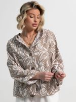 Пыльник Летний день (бело-коричневый) Б15152-8М LT Collection