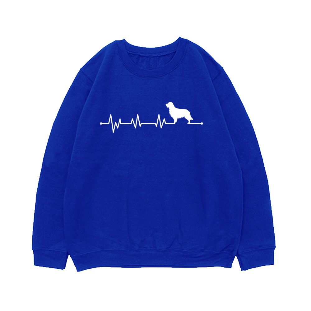 Свитшот "Голден ретривер - сердечный ритм"
