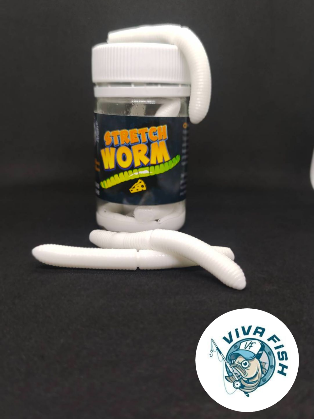 Силиконовая приманка Viva Fish Stretch Worm 65mm" цвет 104