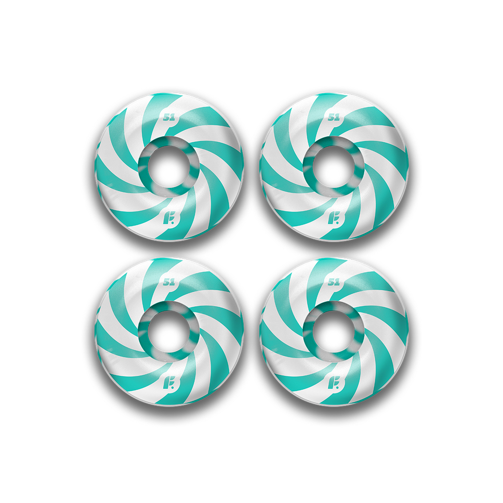 Комплект колес Footwork SWIRL MINT (99A Форма Classic )