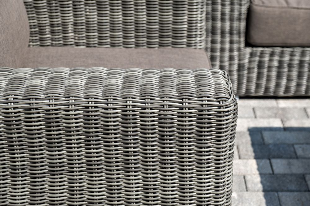"Боно" лаунж-зона из искусственного ротанга, цвет графит