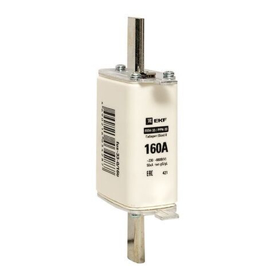 Плавкая вставка ППН-33 160/160А габарит 0 EKF