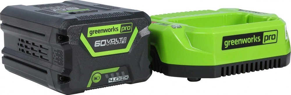 Снегоуборщик (электролопата) аккумуляторный GREENWORKS GD60SSK4 60V 2602607UB