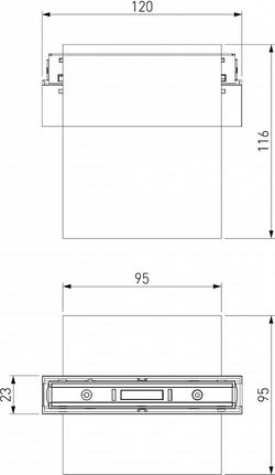 Накладной светильник Elektrostandard Slim Magnetic a063497