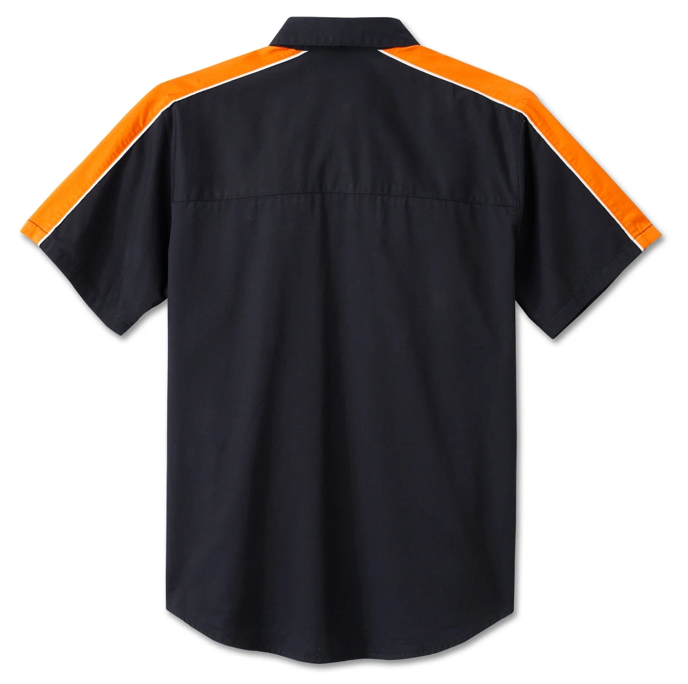 Рубашка Men's Stacked Bar & Shield Short Sleeve Shirt Harley-Davidson