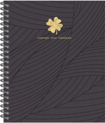 Тетрадь общая 48 листов на металлическом гребне "Четырехлистник"