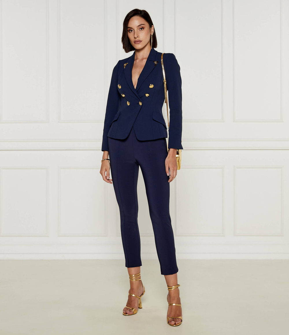 Жакет Elisabetta Franchi - темно-синий(GI09546E2)