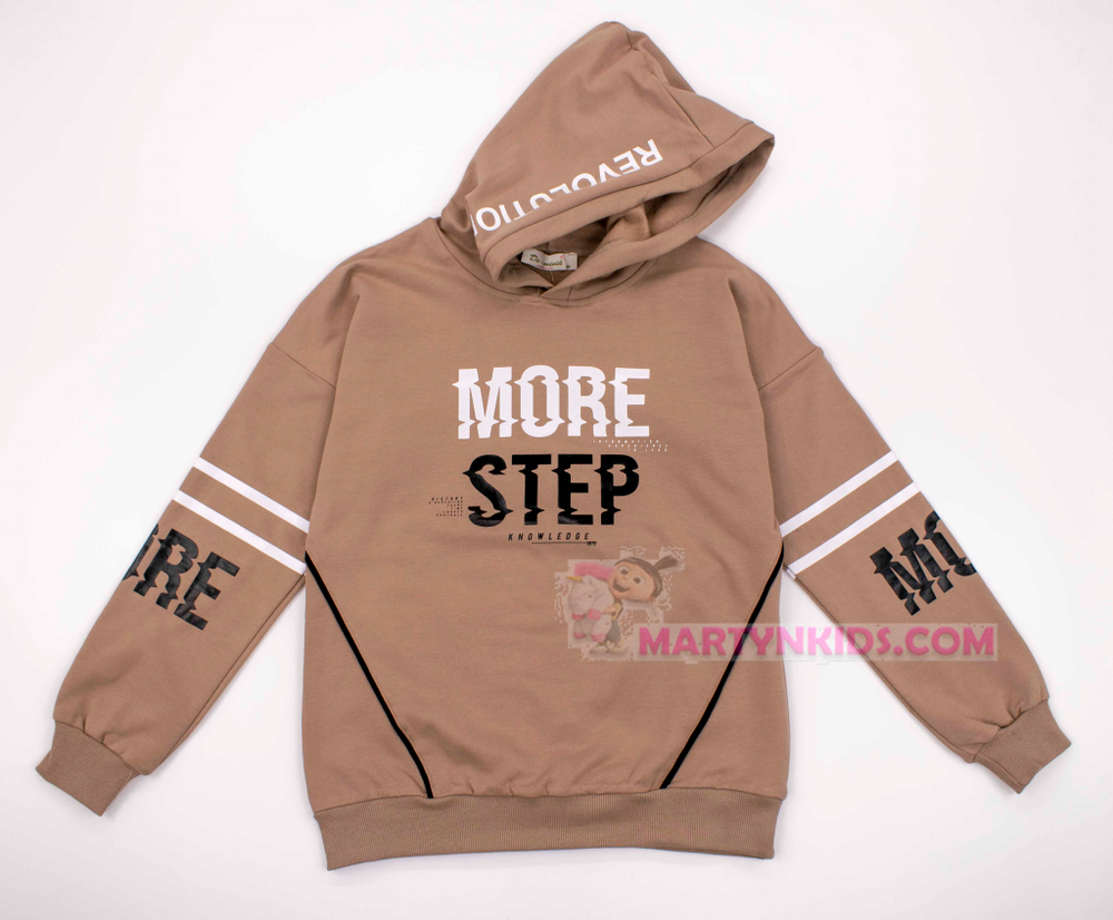свитшот легкий флис MORE STEP худи 3788