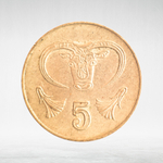Cyprus, 5 Cents (Type 2 Coat of Arms), 2001, VF