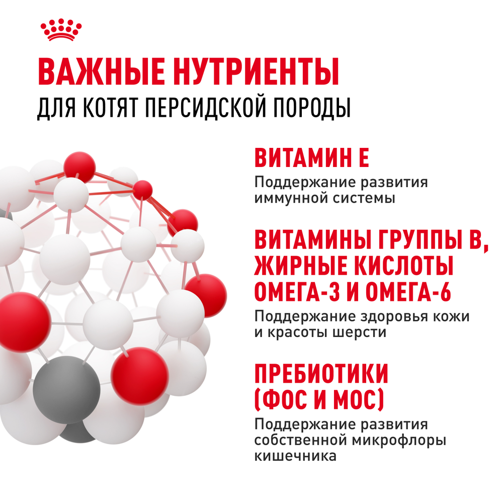Royal Canin Persian Kitten Корм сухой сбалансированный для персидских котят 0,4 кг