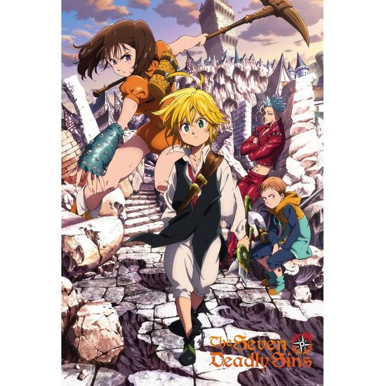 Постер MX00009 SEVEN DEADLY SINS Key Art 2