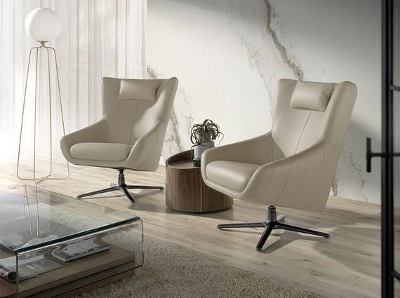 Прикроватная тумбочка с ящиком Angel Cerda 7130 из ореха