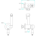 Гигиенический душ Boheme Brillante 436