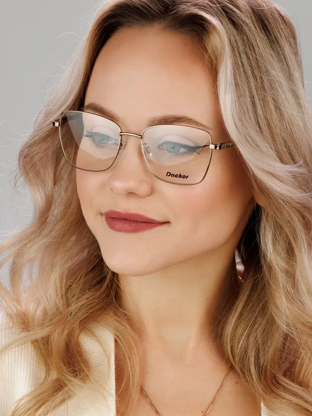 Оправа для очков для зрения металлическая брендовая