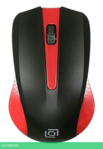 Мышь Oklick 485MW черный/красный (997828)