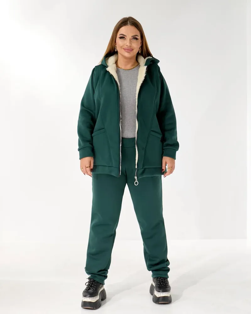 Костюм с мехом УК-5478-3 Фабрика Моды