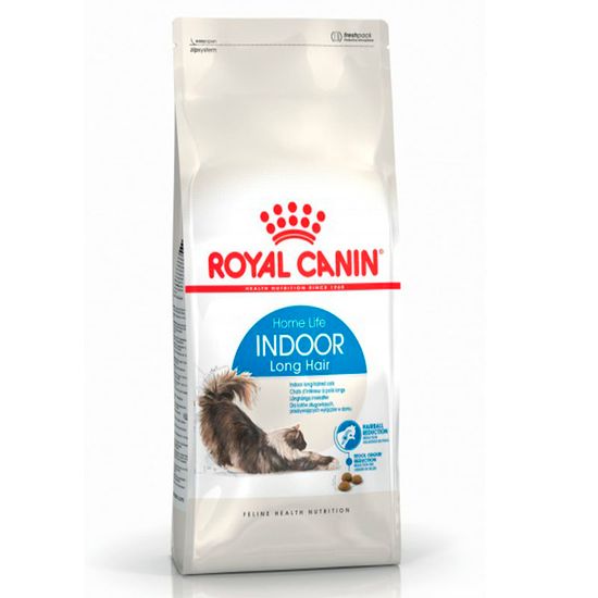 Royal Canin Indoor Long Hair для домашних кошек длинношерстных пород