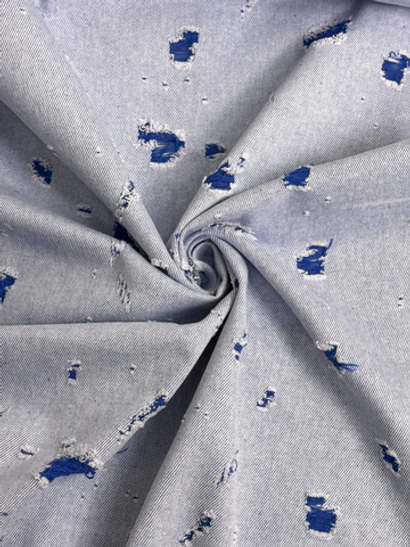 Джинс, синий/черный, "дырки" крупные BST3807D1C1/2