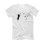 Футболка "Бигль и бабочки"