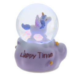 GAEM Фигурка декоративная "Лошадка" в стекл шаре (подсвет, 3xLR41), D4.5 см, L5,5 W5 H7 см