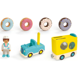 Playmobil - Junior Crazy Donut Truck с функцией штабелирования и сортировки 71702 / артикул   71702  / GTIN 4008789717023