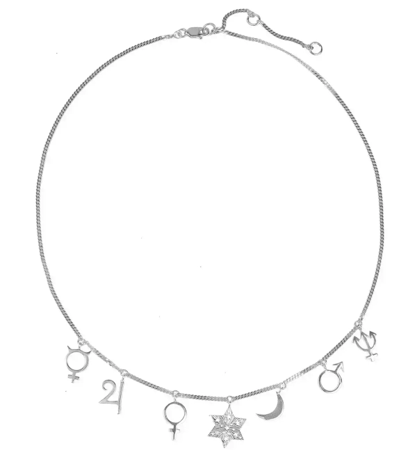 Чокер "Небесная принцесса" , серебро