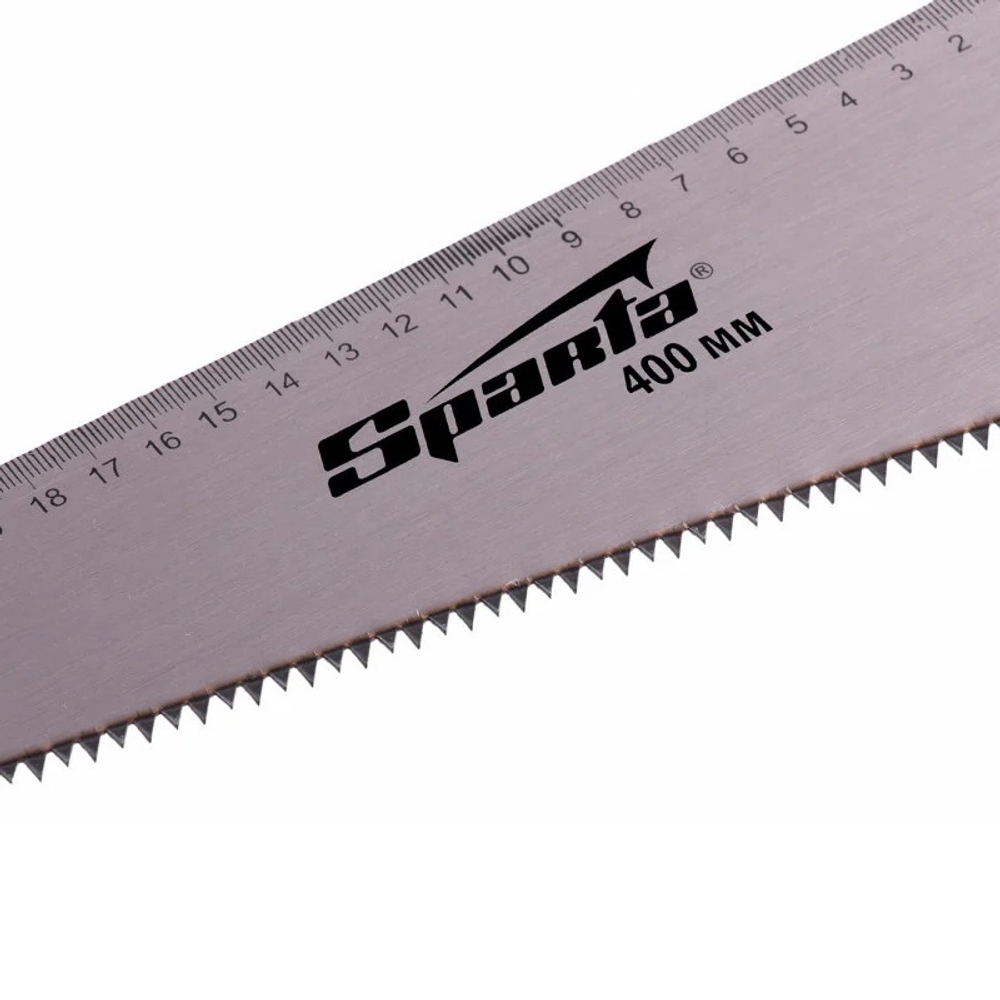 Ножовка по дереву 400 мм с линейкой Sparta
