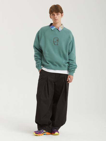 Мужская Толстовка Logo Head Raglan