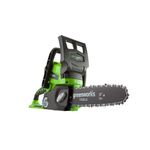 Цепная пила аккумуляторная GreenWorks G24CS25K2, 24V, 25см, c 1хАКБ 4 А.ч и ЗУ