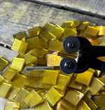 Золотая смальта 22х22 мм (2.5 гр) - 4 мм