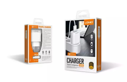 СЗУ 18W Quick Charge с кабелем lightning 1USB A303Q LDNIO