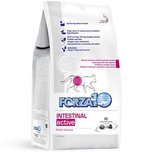 Уценка! Срок до 05.2024/ Forza  10 Корм для кошек при проблемах пищеварения Intestinal Active с рыбой