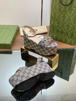 Gucci Horsebit Flatform Sandal