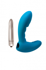 Стимулятор простаты с вибрацией Wonder Touch (бирюзовый) (Цвет: бирюзовый)